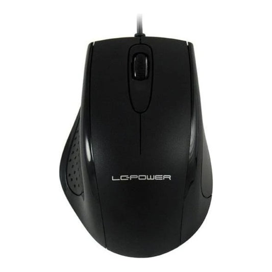 LC - Power m710B optical - rechts - Optisch - USB Typ - A - Schwarz - Maus