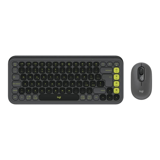 Logitech Pop Icon Combo mouse and KB Graphite - ITA - MEDITER - 412 - 400 dpi - Maus