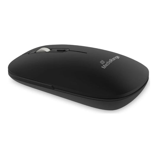 MEDIARANGE Maus Funk optisch kabellos leise schwarz MROS267 - 2.400 dpi - Maus