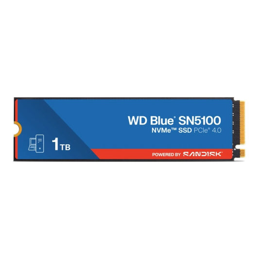 WD Blue SN5100 - 1 TB - intern - M.2 2280 - PCIe 4.0 (NVMe) - SSD