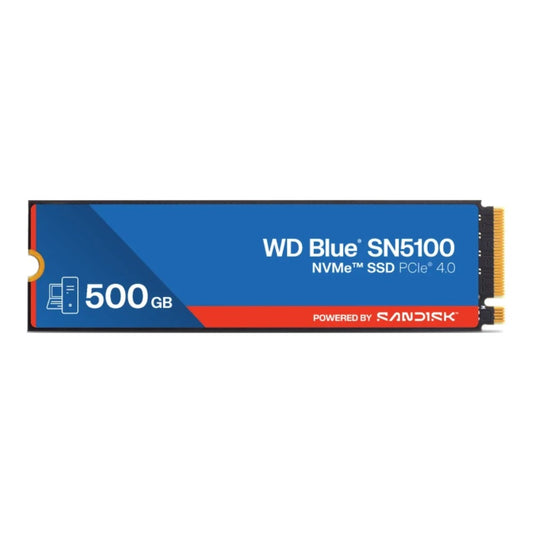 WD Blue SN5100 - 500 GB - intern - M.2 2280 - PCIe 4.0 (NVMe) - SSD