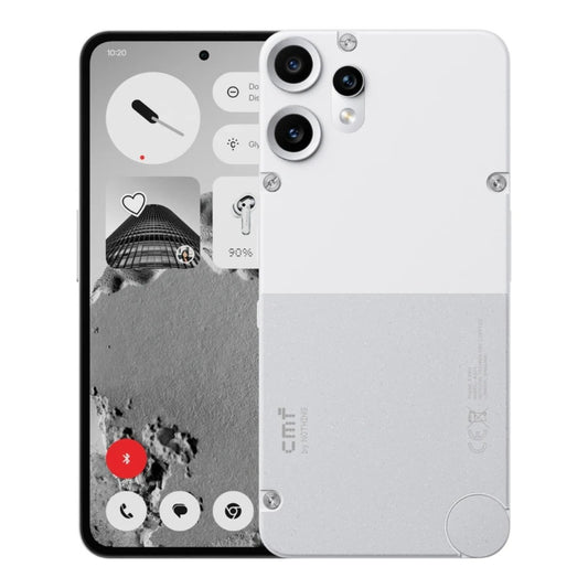 Nothing CMF Phone 2 Pro by Nothing 5G puhelin, 128/8 Gt, valkoinen - Mobiltelefon