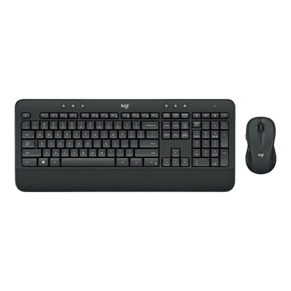 Logitech 920 - 008923 - Volle Größe (100%) - Kabellos - RF Wireless - QWERTY - Schwarz - Maus enthalten - Tastatur