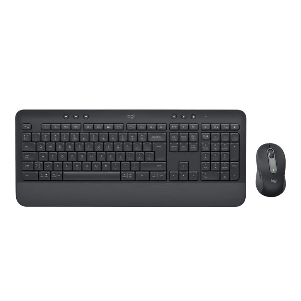 Logitech 920 - 011004 - Kabellos - Bluetooth - Membran Key Switch - QWERTY - Graphit - Maus enthalten - Tastatur