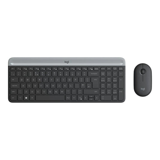 Logitech 920 - 009194 - Volle Größe (100%) - Kabellos - RF Wireless - AZERTY - Graphit - Maus enthalten - Tastatur