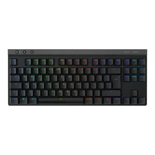 Logitech G G515 LIGHTSPEED TKL, Verkabelt & Kabellos, RF Wireless+ Bluetooth, Mechanischer Switch, QWERTZ, RGB - LED, Schwarz - • Anwendungsbereich: Gaming - • Anschlussart: kabelgebundenkabellos - Tastatur