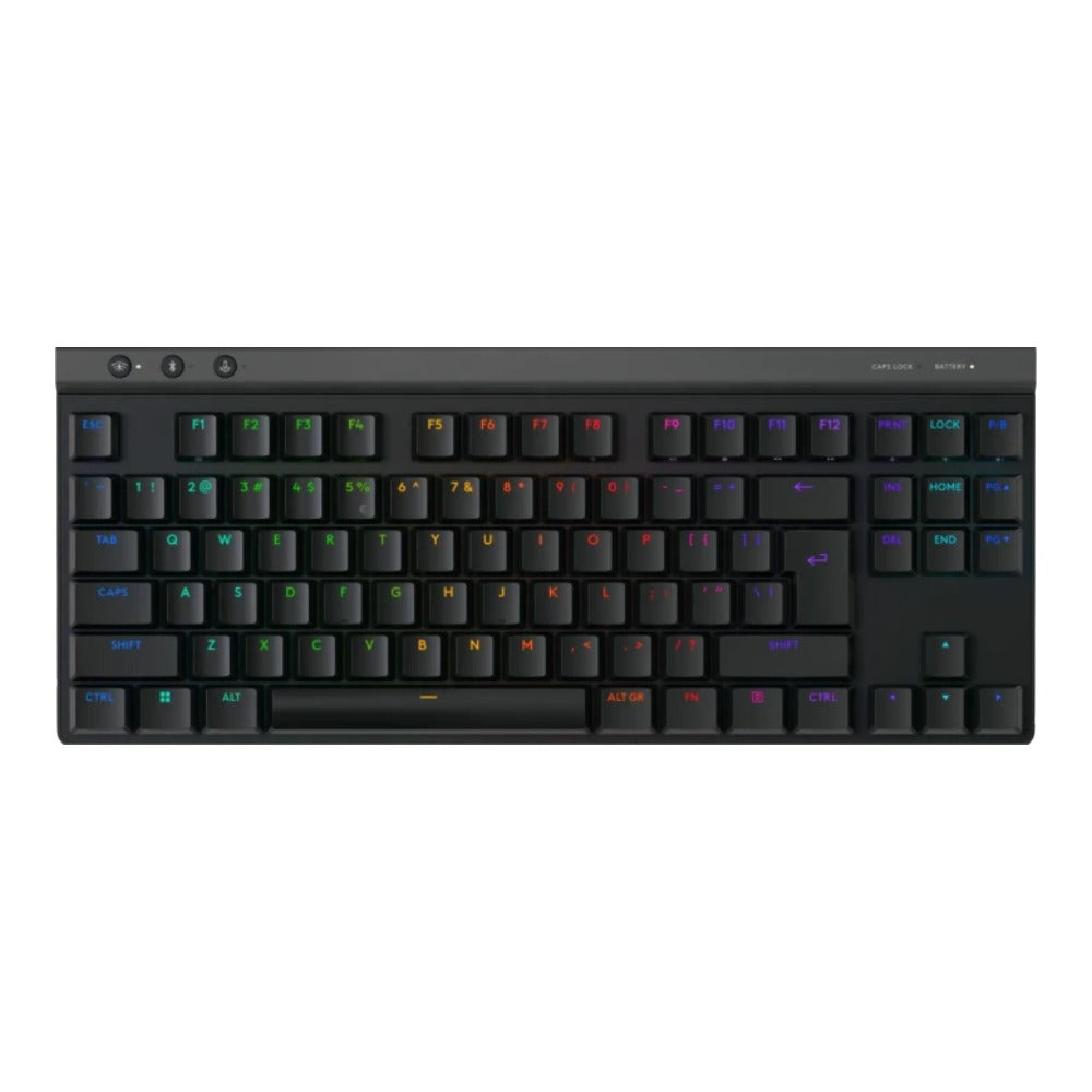 Logitech G G515 LIGHTSPEED TKL, Verkabelt & Kabellos, RF Wireless+ Bluetooth, Mechanischer Switch, QWERTY, RGB - LED, Schwarz - Tastatur