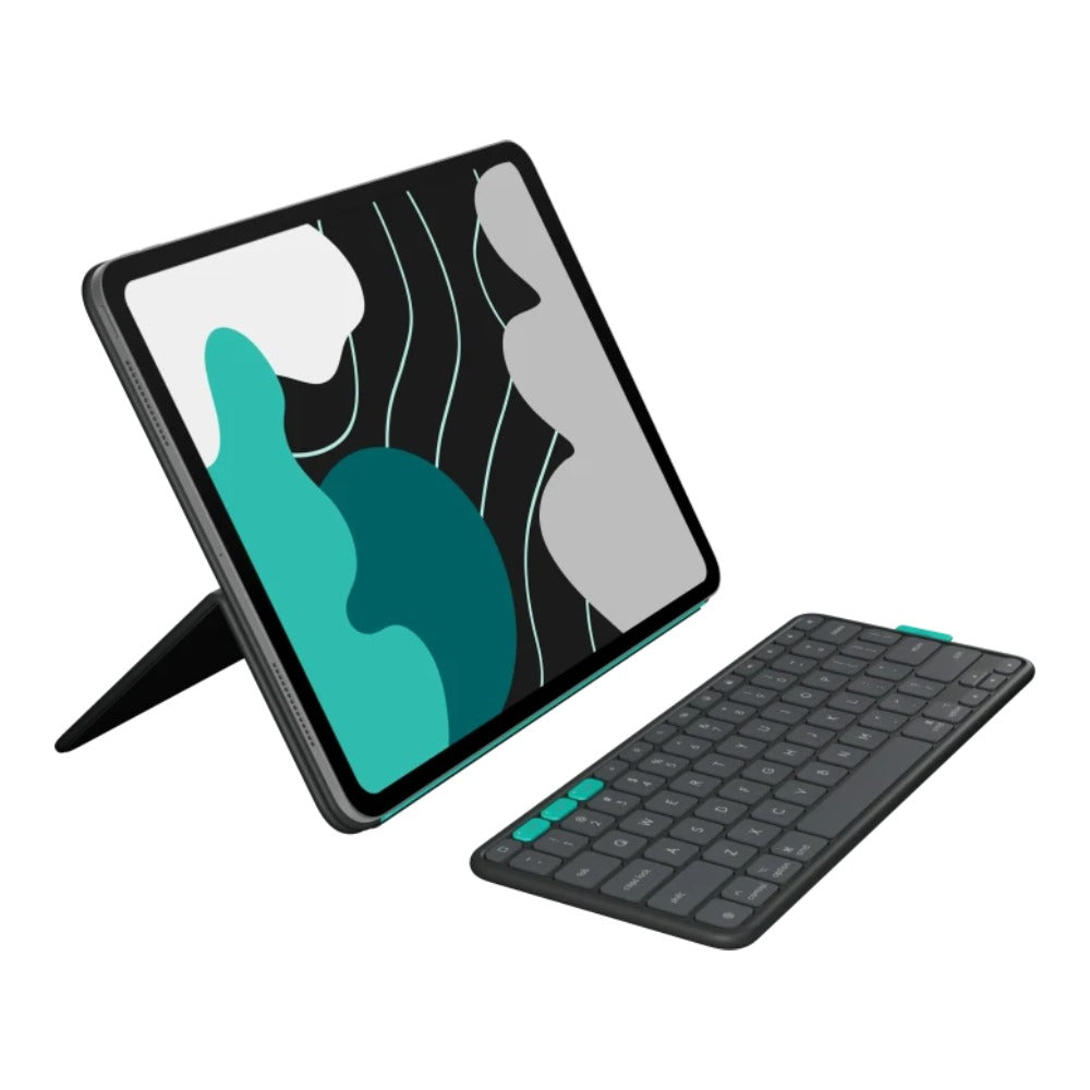 Logitech Flip folio - Graphite - DEU - 13" - QWERTZ - Tastatur