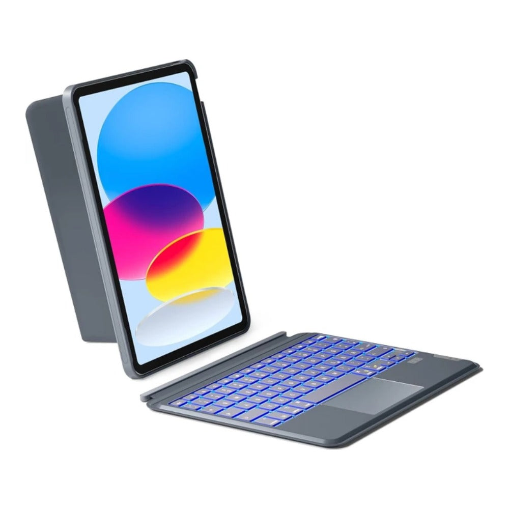 Inateck Keyboard iPad 11" 10th Gen. Com. QWERTZ gray - QWERTZ - Tastatur