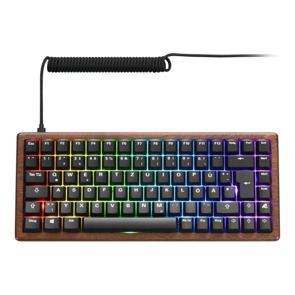 Sharkoon SKILLER SGK50 S3 Wood PBT holz/schwarz UK - Layout Gateron G Pro 3.0 - Tastatur