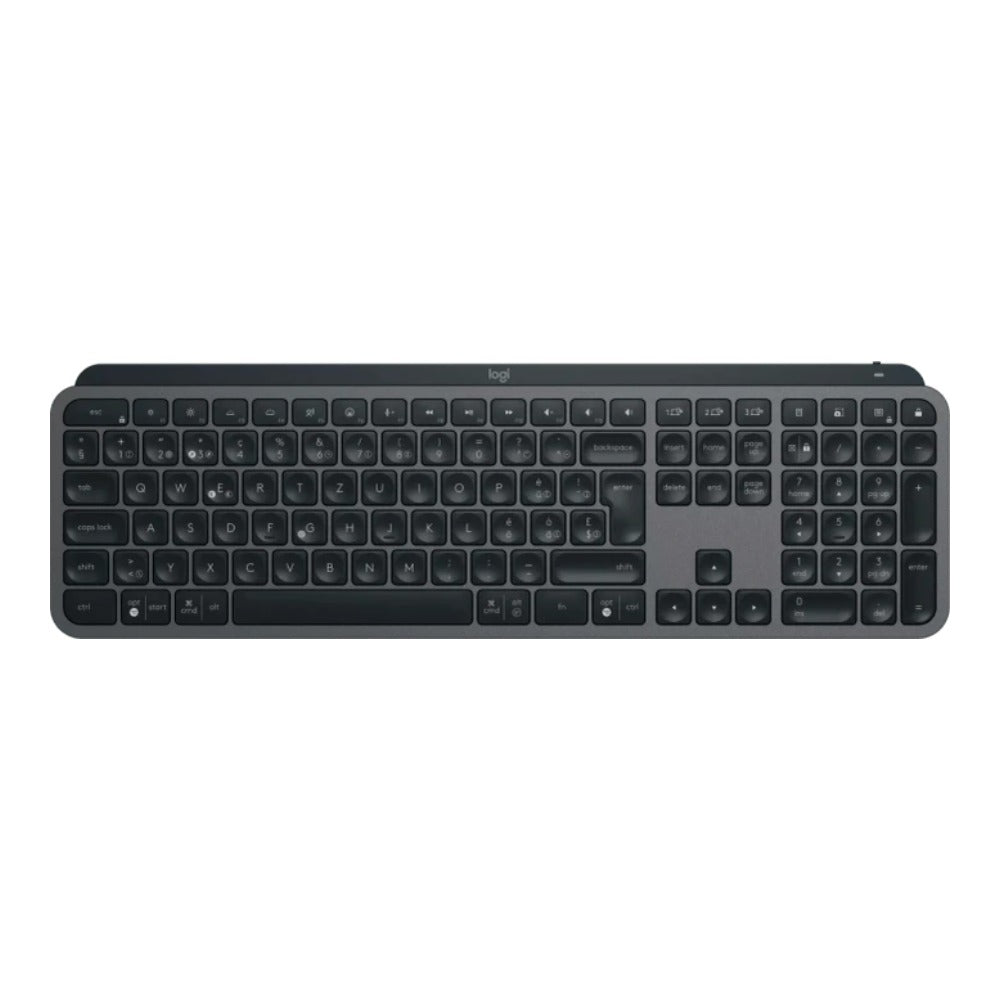 Logitech MX Keys S - Kabellos - Bluetooth - Scherenschalter - QWERTZ - LED - Graphit - Tastatur