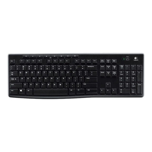 Logitech K270 - Volle Größe (100%) - Kabellos - RF Wireless - QWERTY - Schwarz - Tastatur