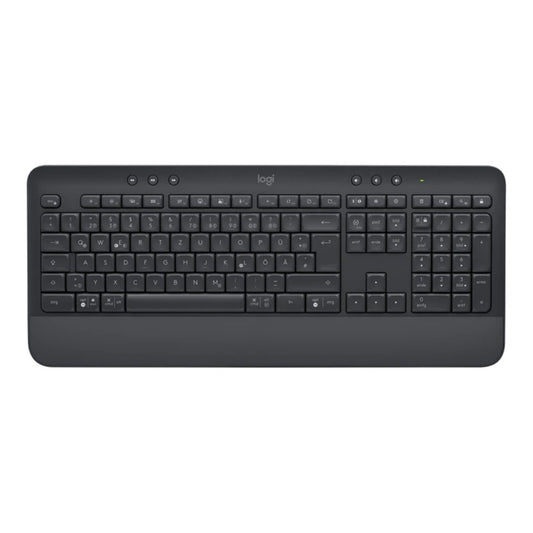 Logitech 920 - 010947 - Volle Größe (100%) - Kabellos - Bluetooth - Membran Key Switch - QWERTZ - Graphit - Tastatur