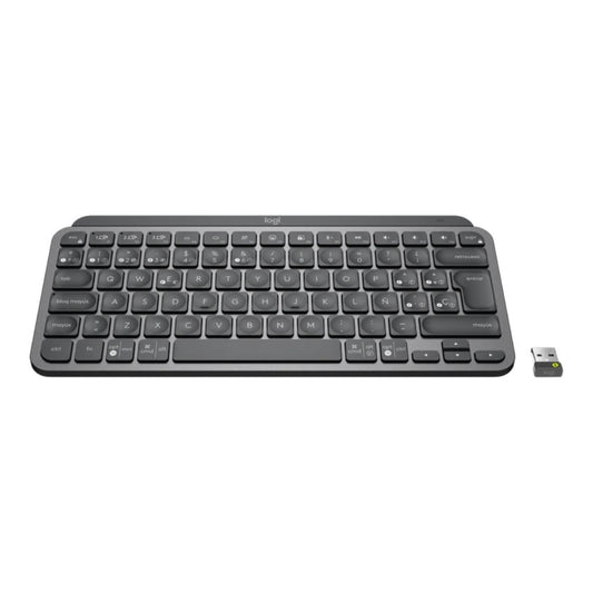 Logitech MX Keys Mini For Business - Kabellos - RF Wireless + Bluetooth - Scherenschalter - QWERTY - LED - Graphit - Tastatur