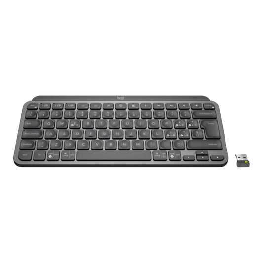 Logitech MX Keys Mini For Business - Kabellos - RF Wireless + Bluetooth - Scherenschalter - QWERTY - LED - Graphit - Tastatur
