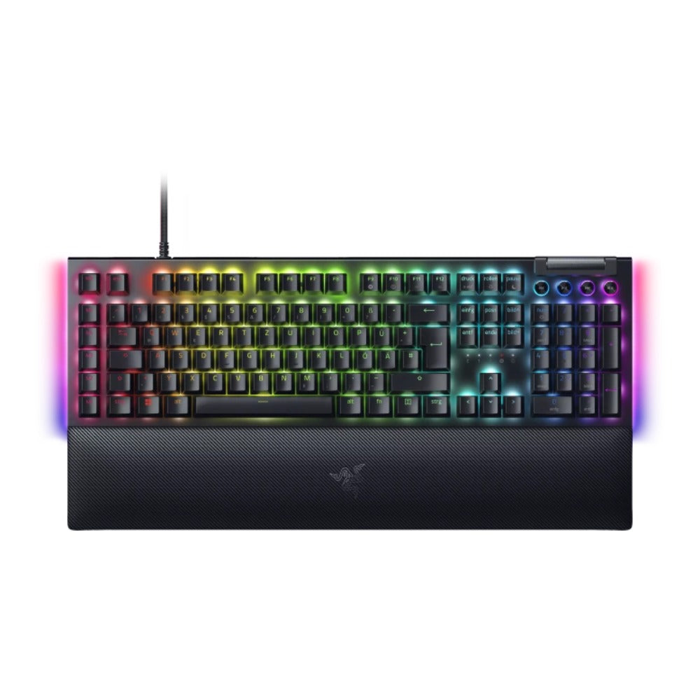 Razer BlackWidow V4 - Kabelgebunden - USB - Mechanischer Switch - QWERTZ - RGB - LED - Schwarz - Tastatur