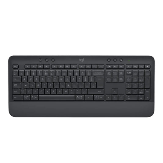 Logitech 920 - 010945 - Volle Größe (100%) - Kabellos - Bluetooth - Membran Key Switch - QWERTY - Graphit - Tastatur