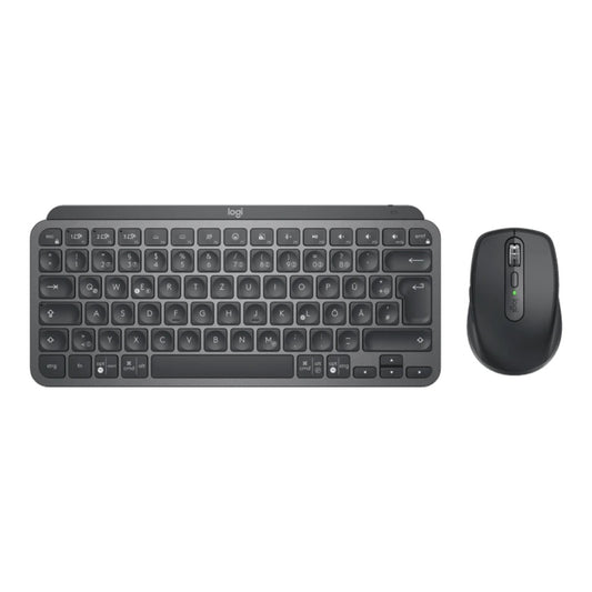 Logitech MX Keys Mini Combo for Business - Kabellos - Bluetooth - QWERTZ - Graphit - Maus enthalten - Tastatur