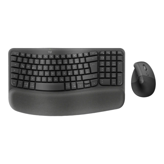 Logitech Wave Keys and Lift Combo - und - Maus - Set - 4.000 dpi - Tastatur