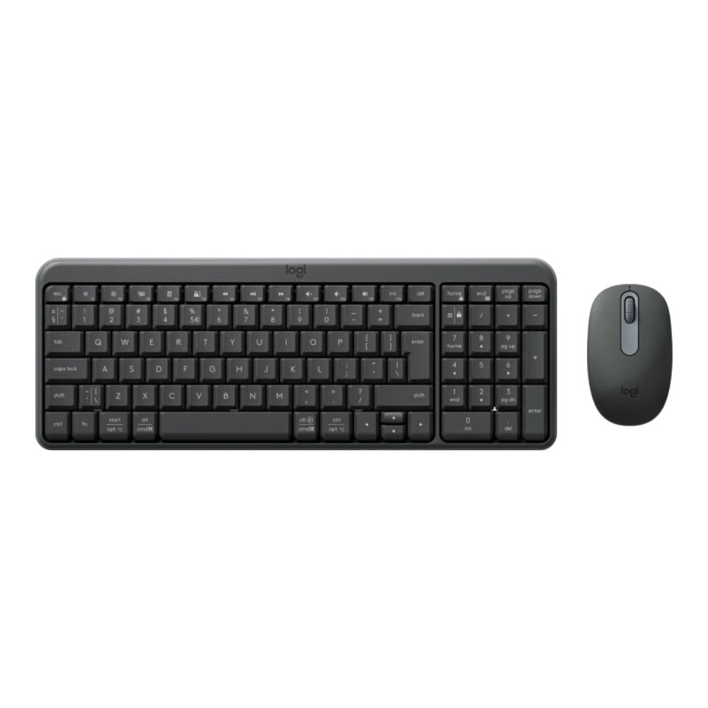 Logitech MK250 - Graphite - Us Int'L - 2.4GHZ/BT - INTNL - 973 - QWERTY - Tastatur