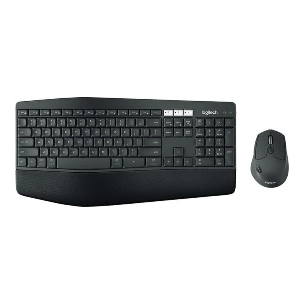 Logitech 920 - 008226 - Volle Größe (100%) - Kabellos - RF Wireless + Bluetooth - QWERTY - Schwarz - Maus enthalten - Tastatur