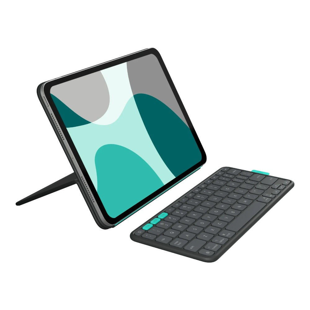 Logitech Flip Folio Graphite CH - AZERTY - Tastatur