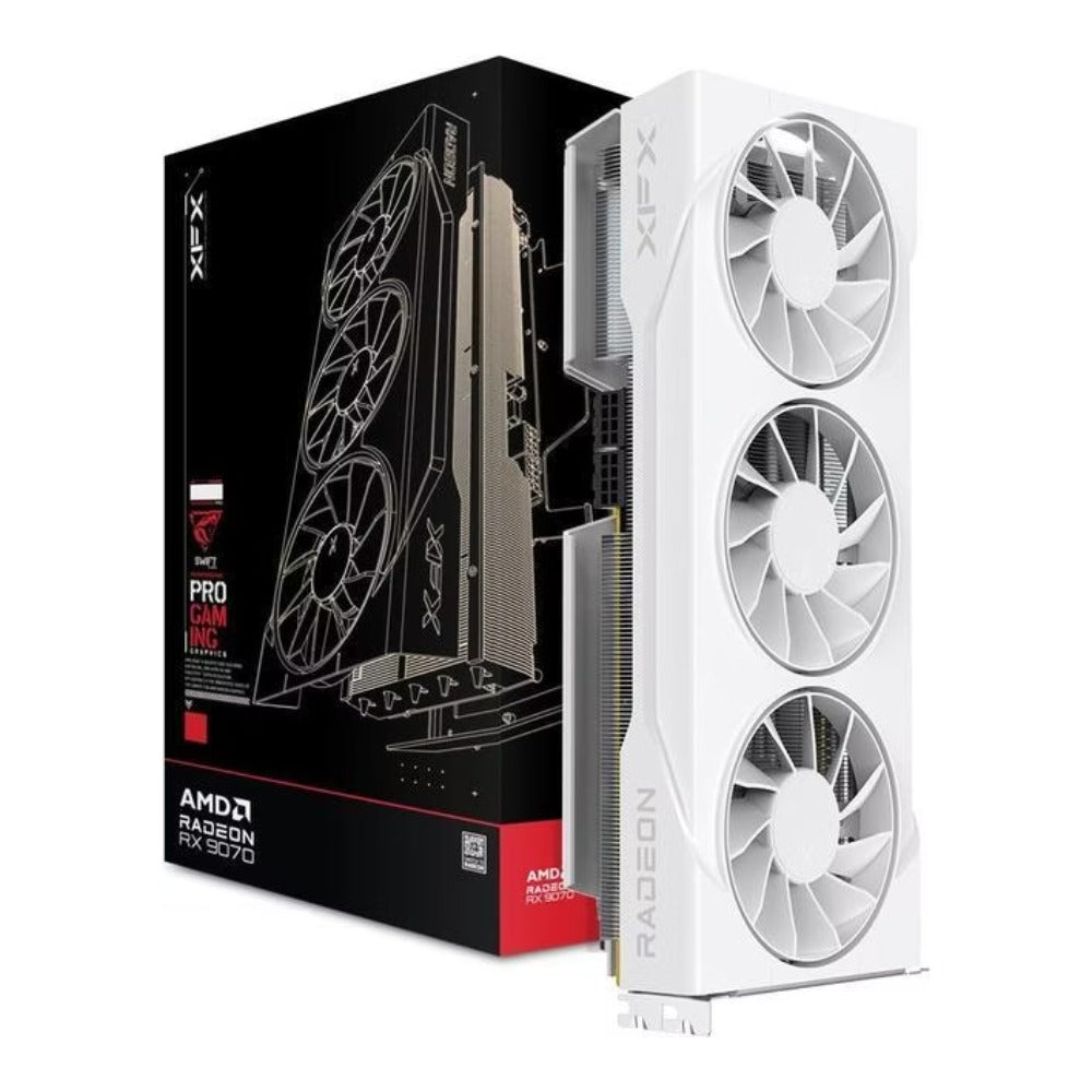 XFX RX 9070GRE White Triple - Fan - 12.288 MB - Grafikkarte