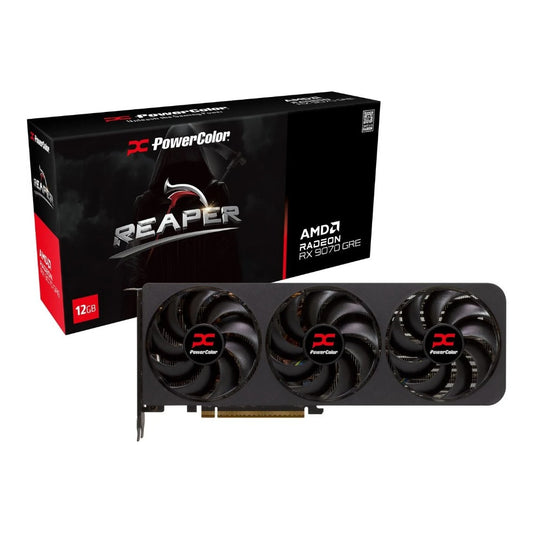 PowerColor AMD Radeon RX 9070 GRE Reaper 12GB GDDR6 Grafikkarte, DP, HDMI - Grafikkarte