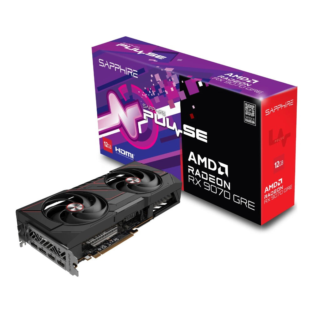 Sapphire Radeon RX9070 GRE GDDR6 2xHDMI 2xDP - 12.288 MB - Grafikkarte