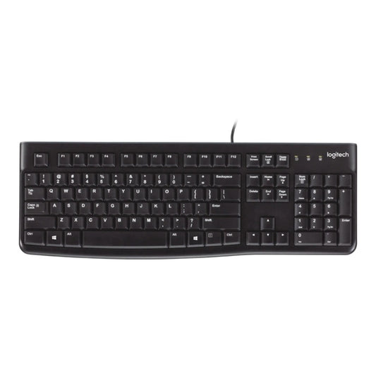 Logitech Keyboard K120 for Business - Volle Größe (100%) - Kabelgebunden - USB - QWERTZ - Schwarz - Tastatur