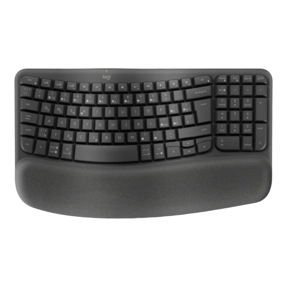 Logitech 920 - 012307 - Volle Größe (100%) - Kabellos - RF Wireless + Bluetooth - Membran Key Switch - QWERTZ - Graphit - Tastatur