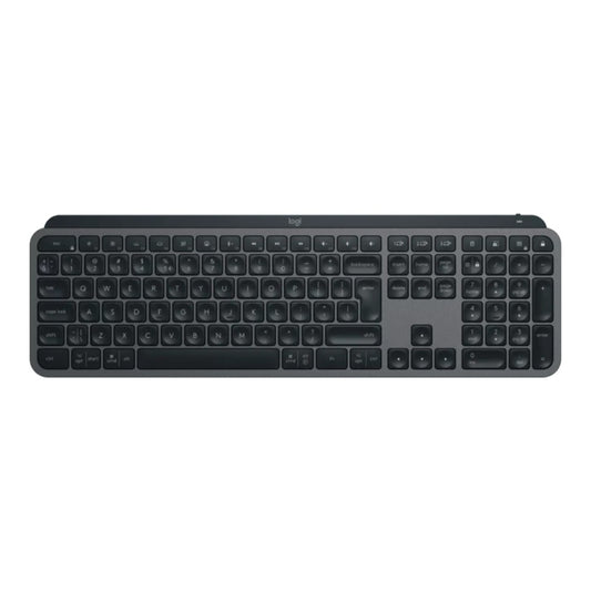 Logitech Master MX Keys S - Kabellos - Bluetooth - Scherenschalter - QWERTY - LED - Graphit - Tastatur