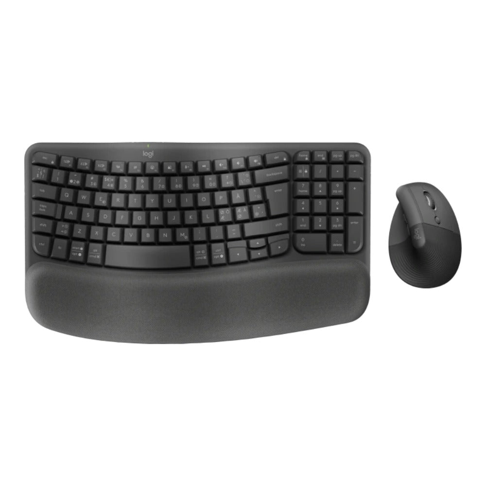 Logitech Wave Keys and Lift Combo - GRAPHITE - PAN - QWERTY - Tastatur