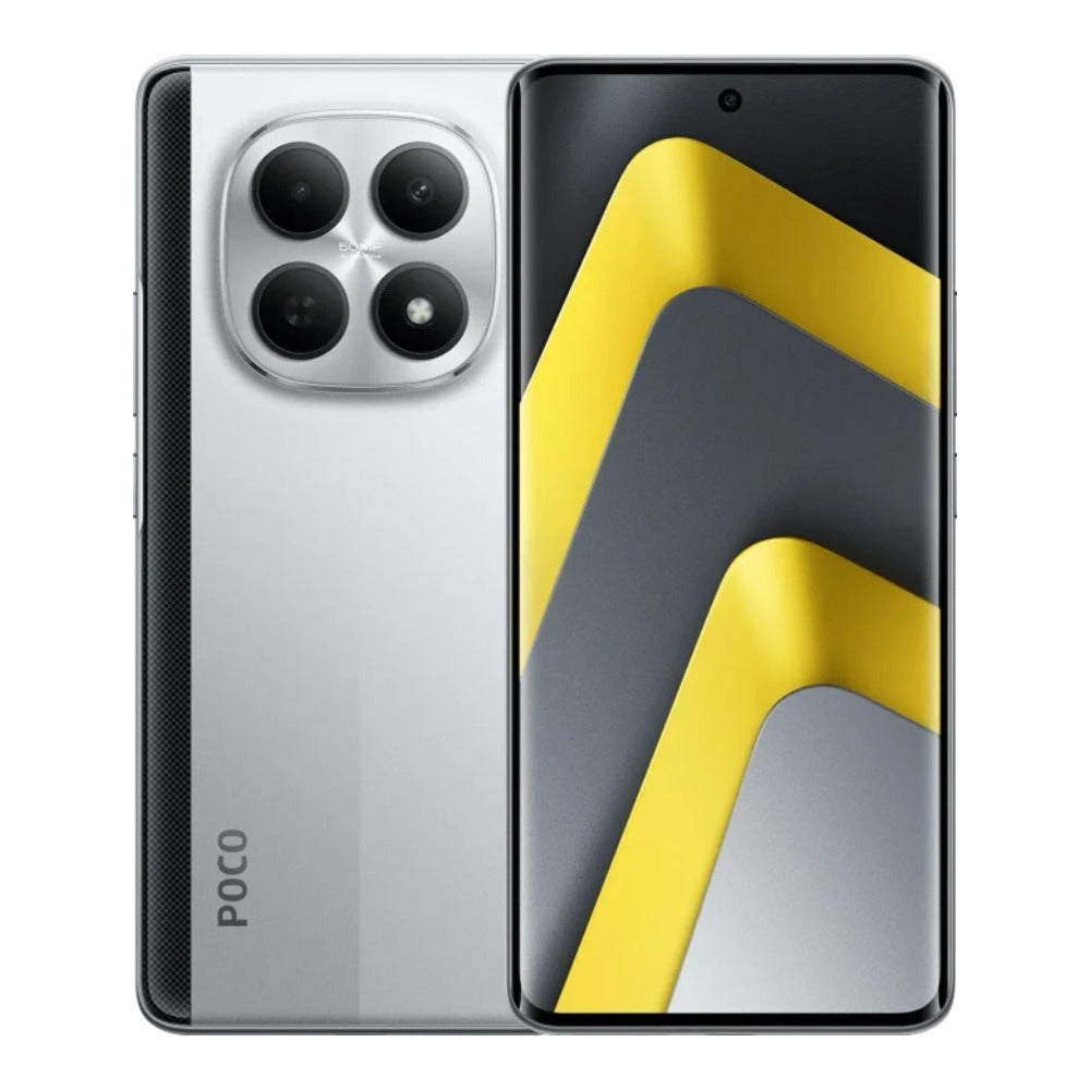 Xiaomi Poco M8 Silver FullHD+ AMOLED display - 512 GB - Mobiltelefon