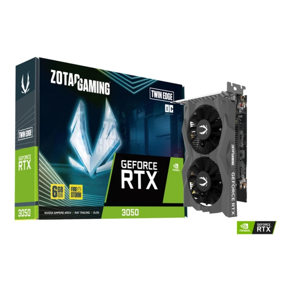 ZOTAC RTX 3050 Twin Edge OC GDDR6 HDMI 3xDP - PCI - Express - Grafikkarte