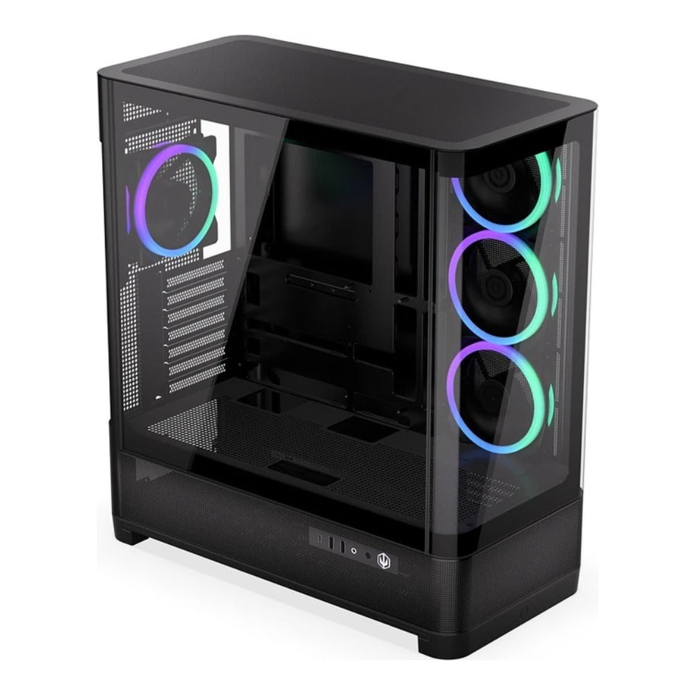 ENDORFY Aquarius 8000 Corona schwarz Panoramaglas - Gehäuse