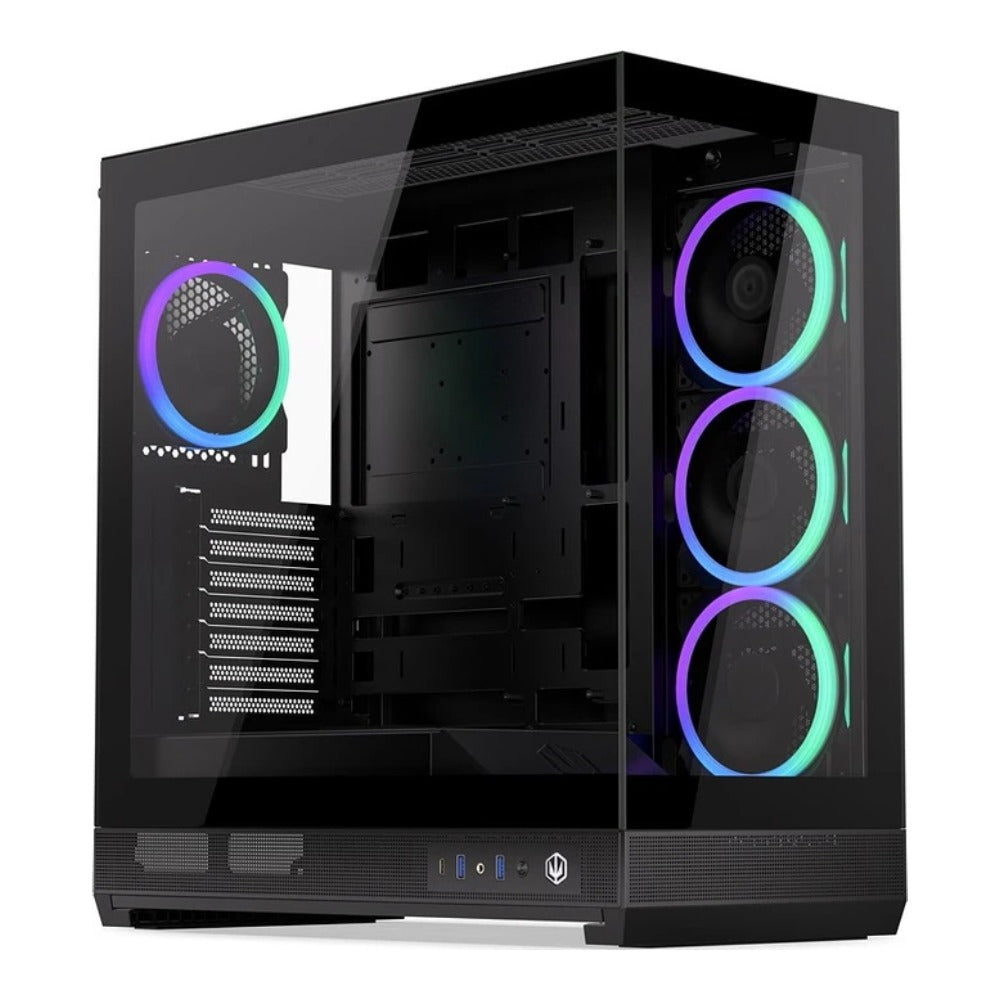 ENDORFY Fishtank 6000 Corona schwarz Tempered Glass x 2 - Gehäuse