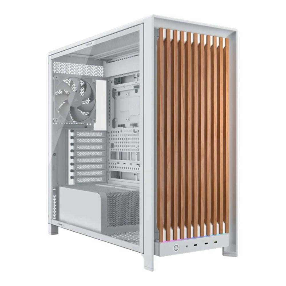 Corsair FRAME 5000D Wood RS Performance Mid Case White/Oak - ATX - Gehäuse