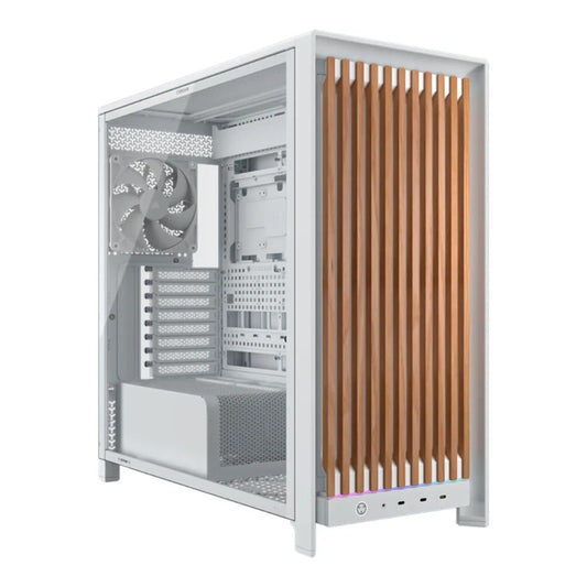 Corsair FRAME 5000D Wood RS Performance Mid Case White/Oak - ATX - Gehäuse