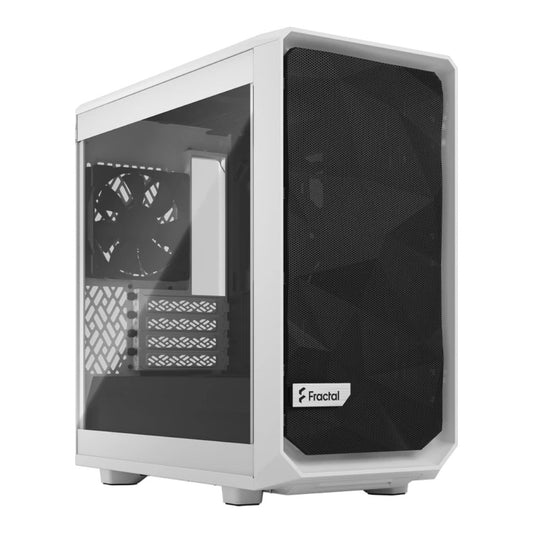 Fractal Design Meshify 2 Mini - PC - Weiß - DTX - micro ATX - Mini - DTX - Mini - ITX - Stahl - Gehärtetes Glas - 16,7 cm - 33,1 cm - Gehäuse