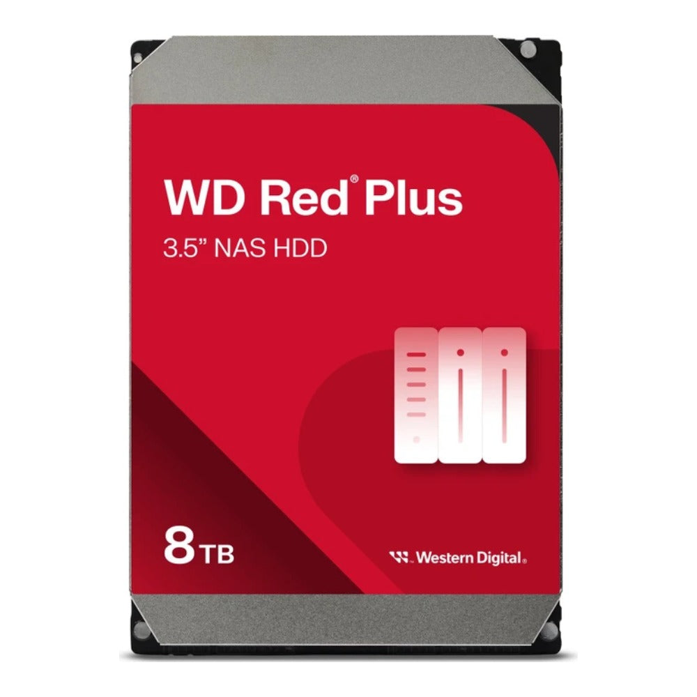 WD Red Plus - 8 TB - 5640 RPM - 256 MB - 3.5" - Serial ATA III - Festplatte