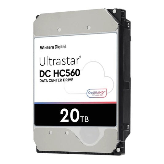 WD Ultrastar DC HC560 - 20 TB - 7200 RPM - 512 MB - 3.5" - SATA - Festplatte