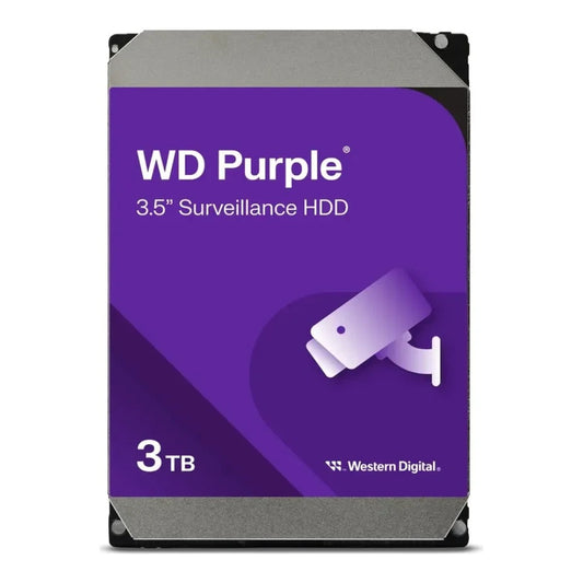 WD Blue Purple - 3 TB - 5400 RPM - 64 MB - 3.5" - Serial ATA III - Festplatte