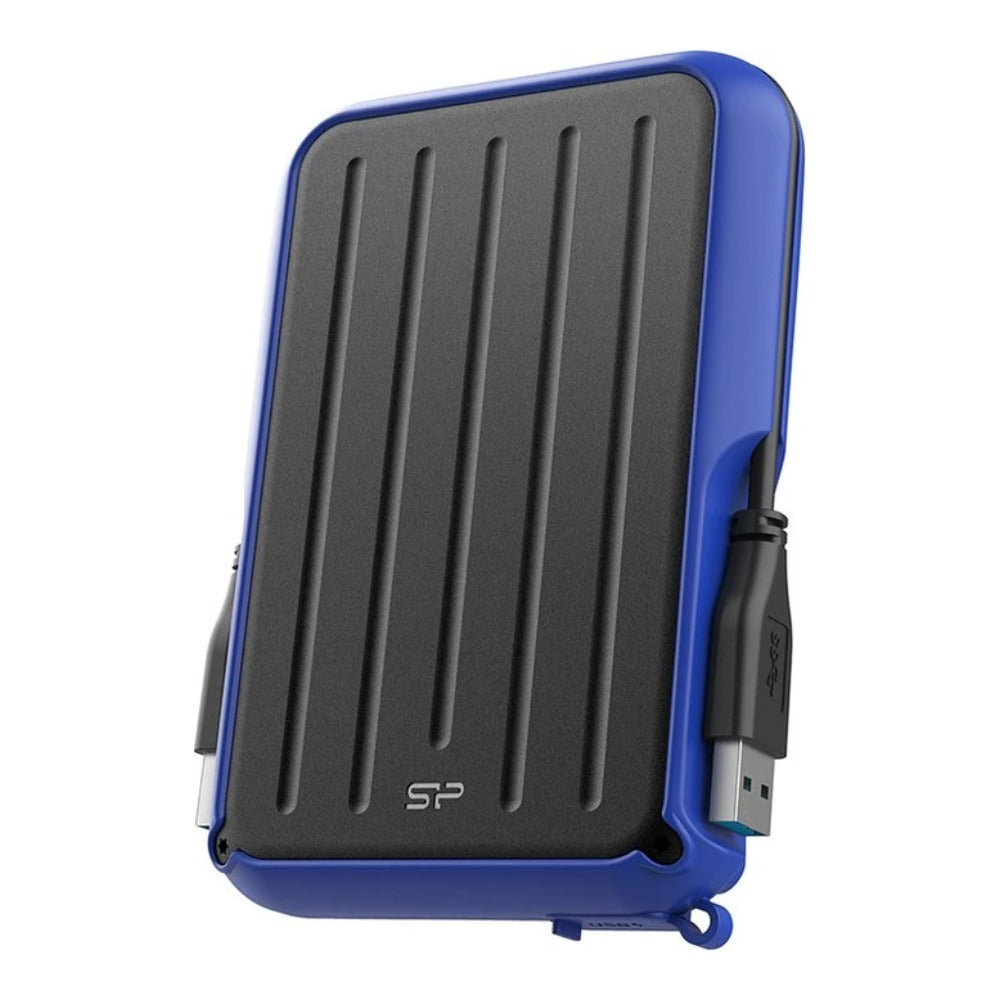 Silicon Power A66 - 5 TB - 3.2 Gen 1 (3.1 Gen 1) - Schwarz - Blau - Festplatte