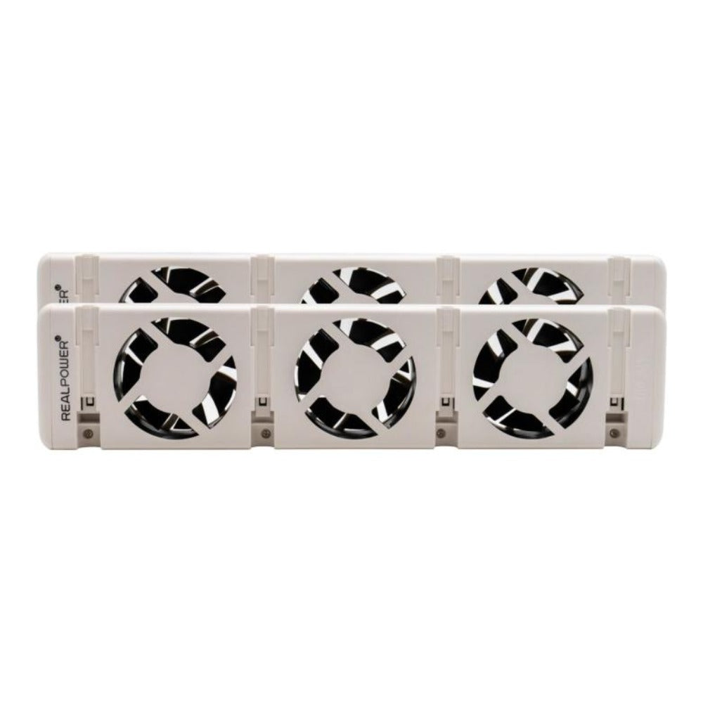 RealPower Heizungslüfter HL - 2.2er Set mit 3 Ventilatoren - Kühler