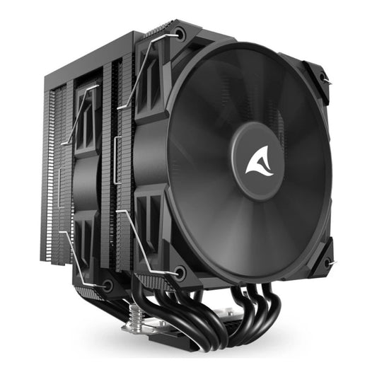 Sharkoon A60 Dual - Tower - Luftkühler TDP schwarz - CPU - 30 dB - Kühler
