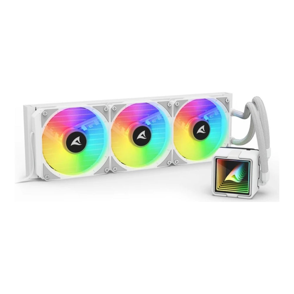 Sharkoon CPU Wasserkühler S100 ARGB weiß - Kühler