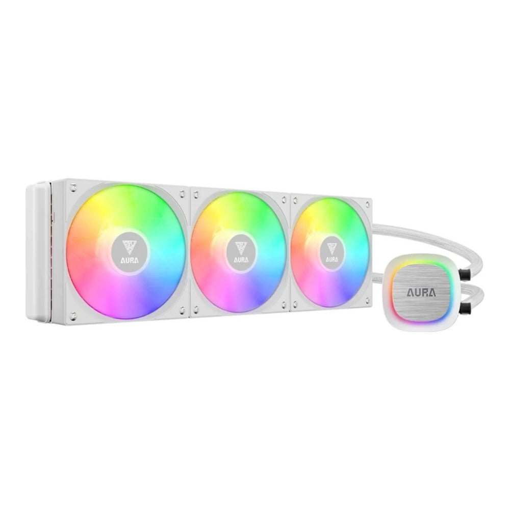 GAMDIAS Aura GL360 V2 WH Power supply EU White retail - 33,8 dB - 1.800 rpm - Kühler