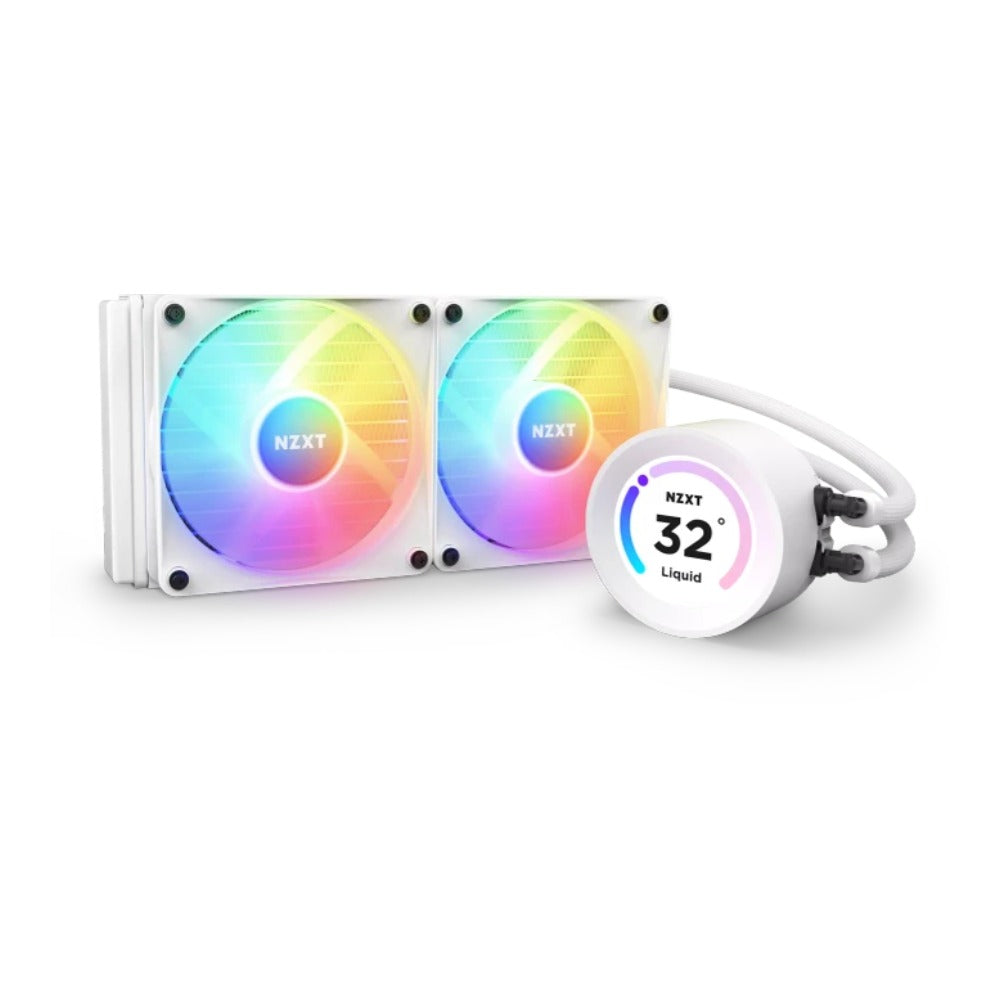 NZXT Kraken Elite 240 RGB - All - in - One - Flüssigkeitskühler - 12 cm - Weiß - Kühler