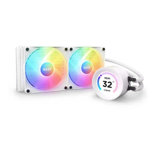NZXT Kraken Elite 240 RGB - All - in - One - Flüssigkeitskühler - 12 cm - Weiß - Kühler